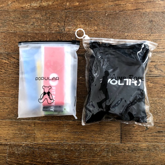 NEW Bundle Of Resistance Bands and Adjustable Weighted Jump Rope - Picture 4 of 4